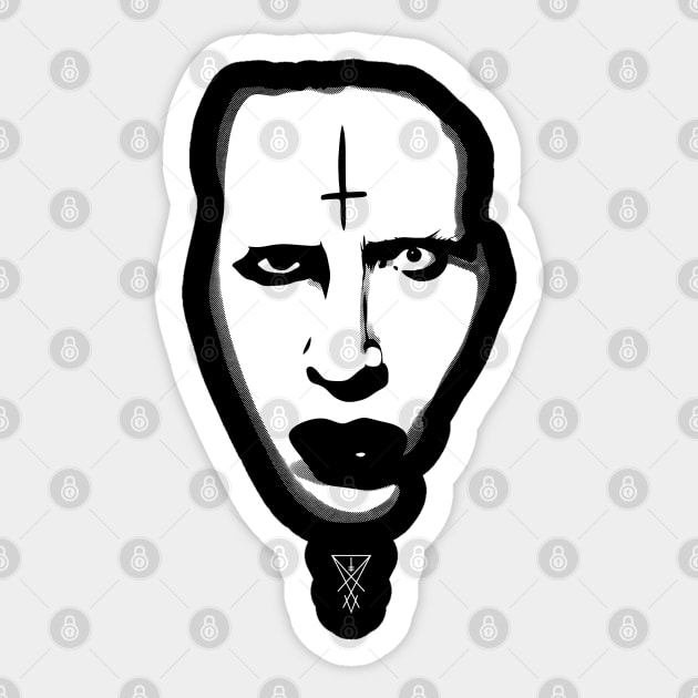 SACRILEGIOUS Sticker by artslaves
